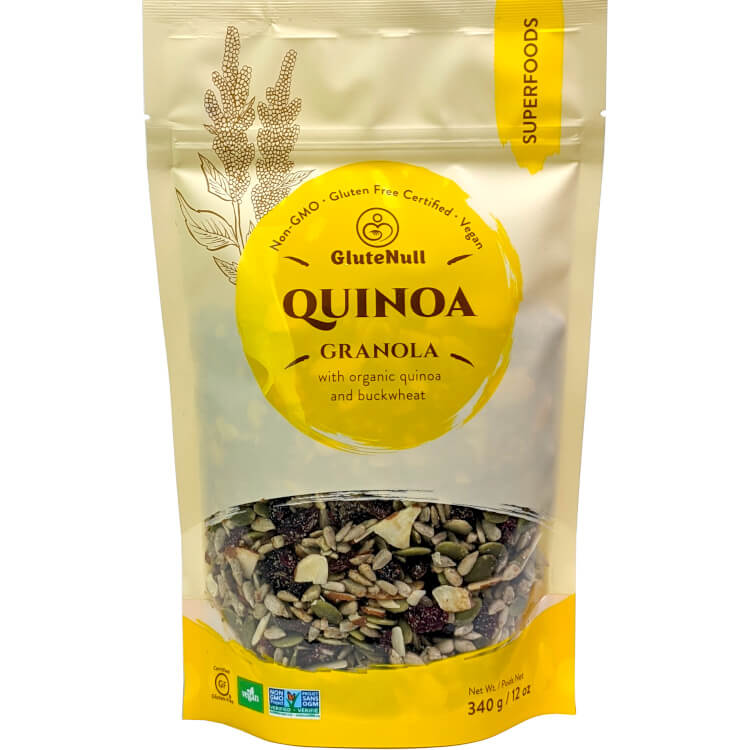 Gluten-Free, Vegan Granola- Quinoa